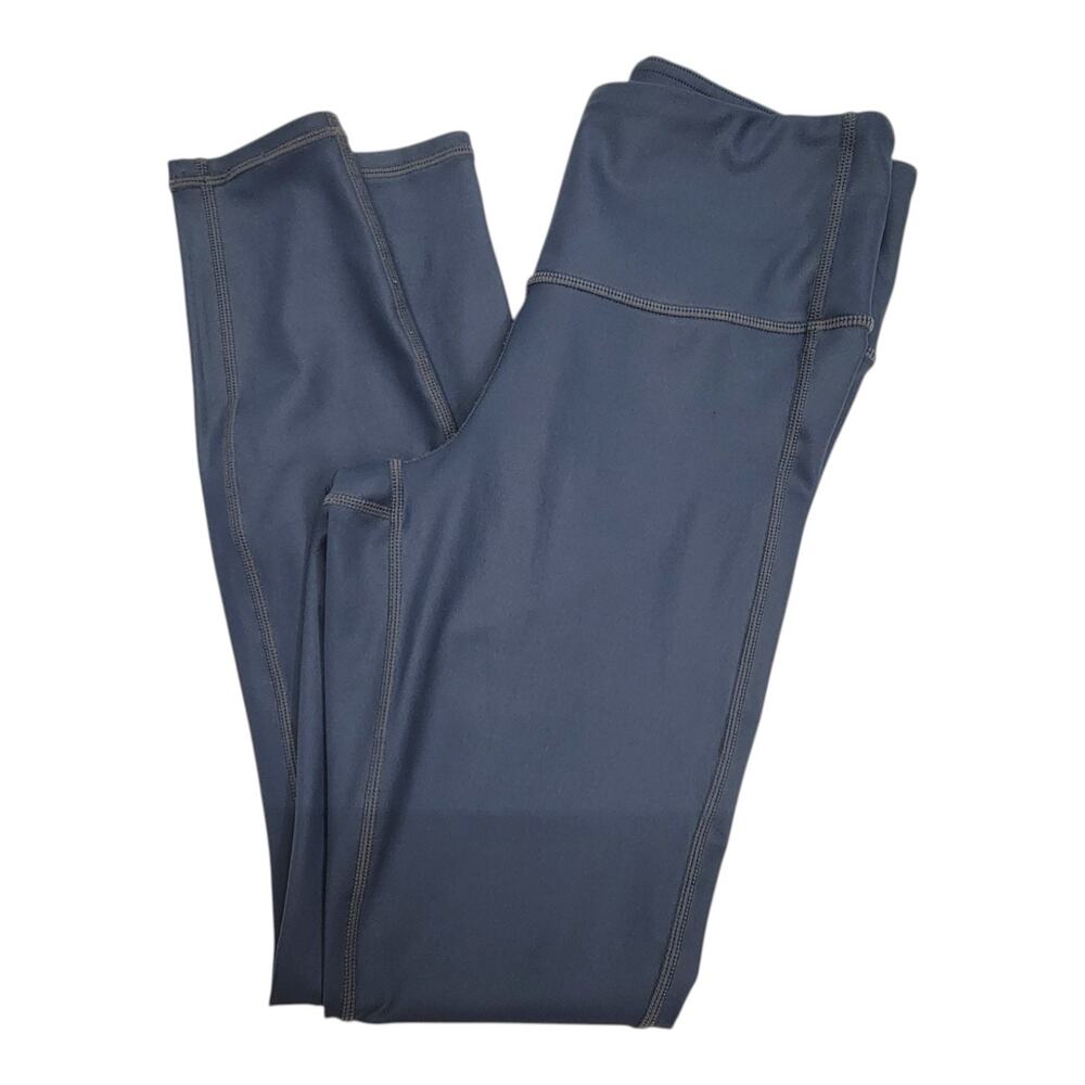 Athleta Womens XS Blue 7/8 High Rise Athletic Workout Yoga Running Leggings